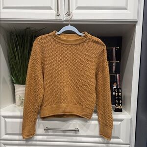 Universal Threads Cozy Mustard Knit Sweater Juniors Small Good Condition